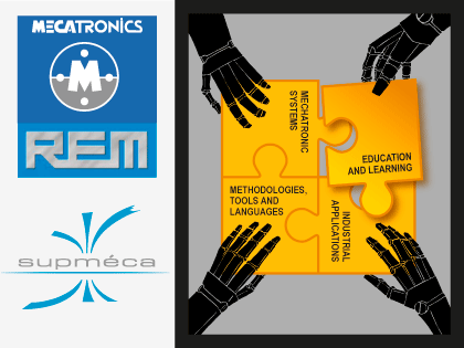 Visuel présentant les logos de Supméca et de Mécatronics