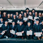 Photo d'un groupe d'étudiants ingénieurs de Supméca lors de la remise des diplômes en 2016