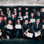 Photo d'un groupe d'étudiants ingénieurs de Supméca lors de la remise des diplômes en 2016