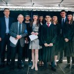 Photo d'un groupe d'étudiants ingénieurs de Supméca lors de la remise des diplômes en 2016