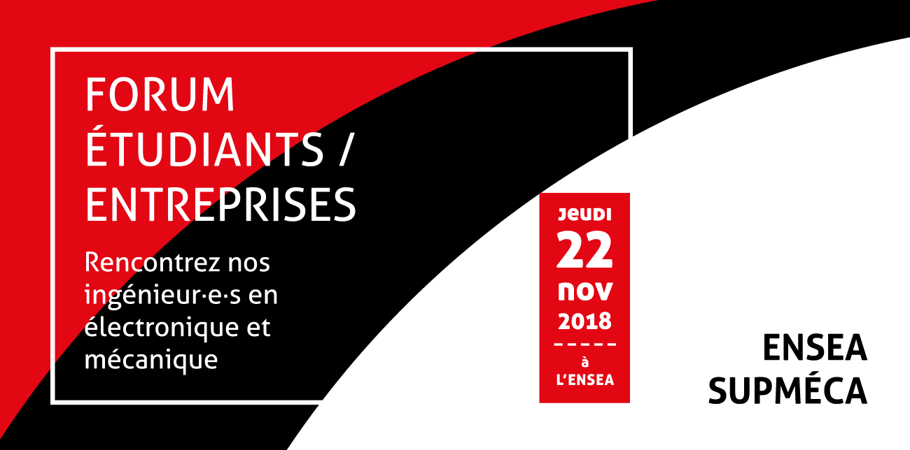 Forum entreprises ENSEA-Supmeca 22 novembre 2018