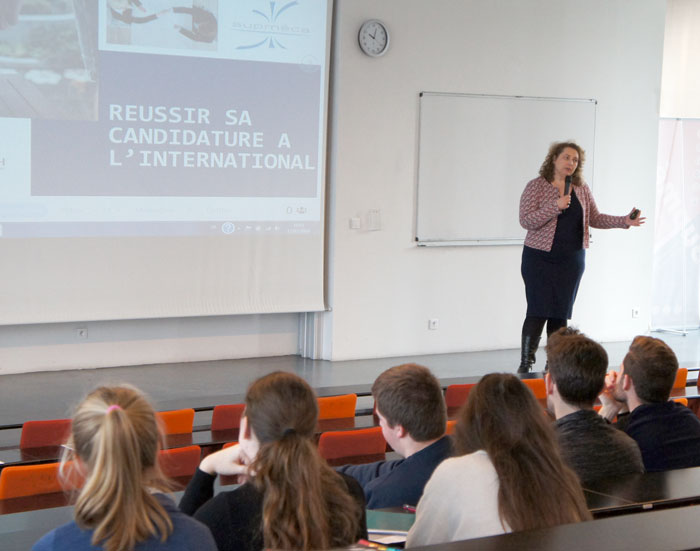 Conférence Réussir sa candidature à l'international, Supméca