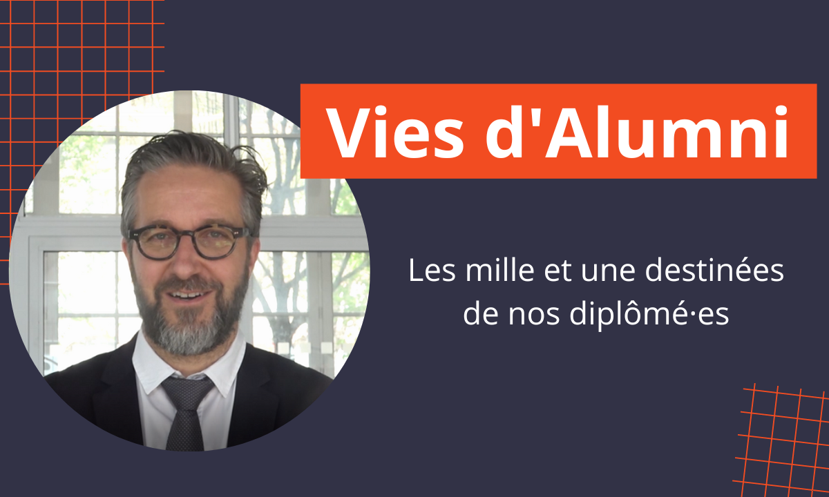 Portrait de Rémi Demersseman. Titre: vies d' alumni, les milles et une destinées de nos diplômés.