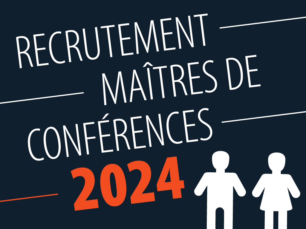 Recrutement maîtres de conférences 2024