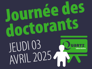 Journée des doctorants, ma thèse en 180s
