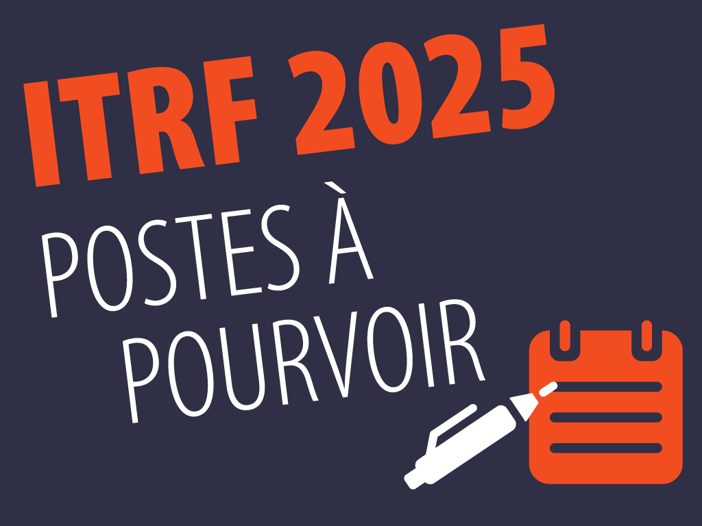 ITRF 2025 postes à pourvoir