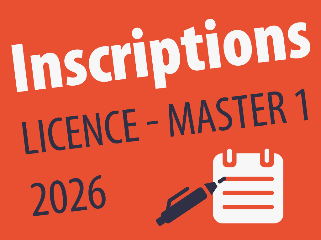 Calendrier d&rsquo;inscriptions pour les Licences et Masters