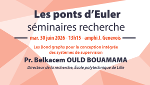 Séminaire Les Ponts d’Euler – Belkacem Ould Bouamama