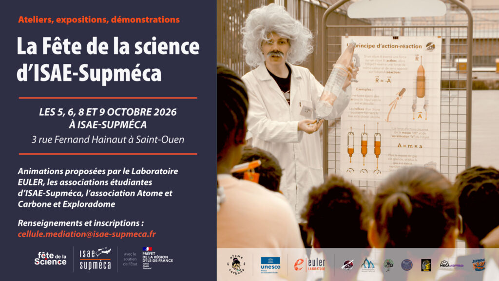 La Fête de la Science 2026 d&rsquo;ISAE‑Supméca
