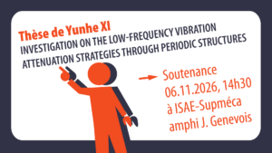Avis de soutenance : Yunhe Xi